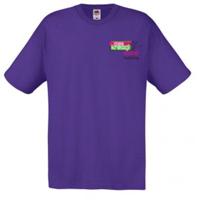 Koszulka męska kolor fioletowy PE