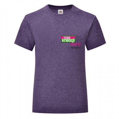 Koszulka taneczna kolor heather purple (HP)